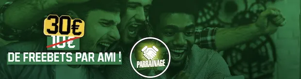 Bonus de parrainage Unibet