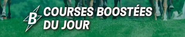 Cotes boostées PMU turf