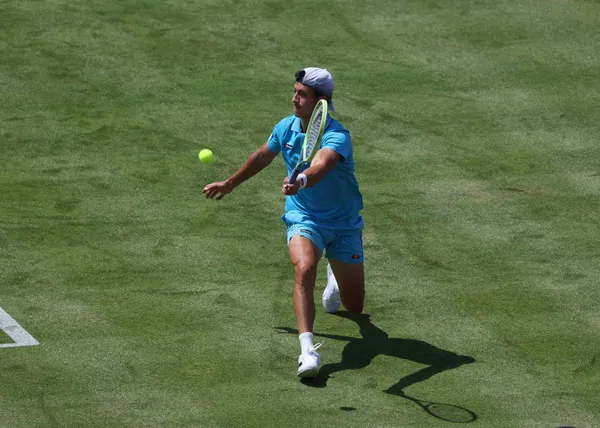 Ugo Humbert affronte Jason Kubler ce mardi 4 juillet 2023 au premier tour du Tournoi de Wimbledon (iconsport)