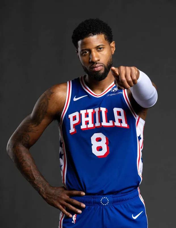 Paul George sous le maillot des Sixers, l'une des nouveautés de cette saison 2024-2025