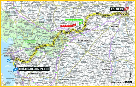 Carte Poitiers