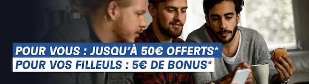 Bonus PMU pour le parrain et le filleul