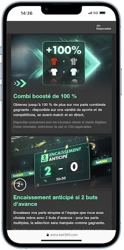 Avec le code promotionnel bet365, profitez de nombreux avantages et bonus