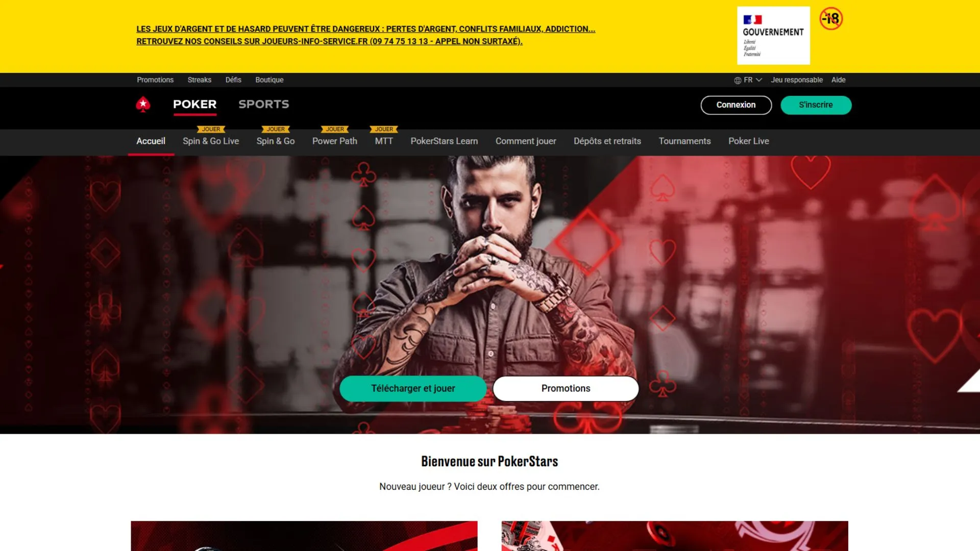 Interface Pokerstars Poker