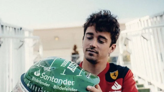 F1 : Un casque vert pour un anniversaire manqué : le drôle de choix de Charles Leclerc