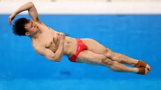 JO – Plongeon : le Chinois Xie Siyi remporte l’or du tremplin à 3 m (H)