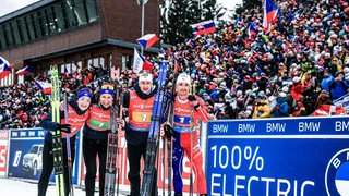 Biathlon Nove Mesto – Relais : la France remporte le relais mixte, la Norvège s’impose sur le mixte simple