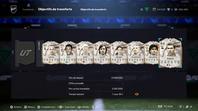 FC 26 : la liste complète des Icônes sur Ultimate Team