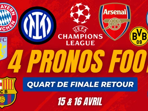Pronostic Ligue des champions (vidéo) : Inter-Bayern PSG-Aston Villa… Remportez 402€ avec notre combiné sur les quarts de finale retour