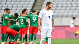 JO – Football (H) : l’équipe de France s’incline d’entrée face au Mexique