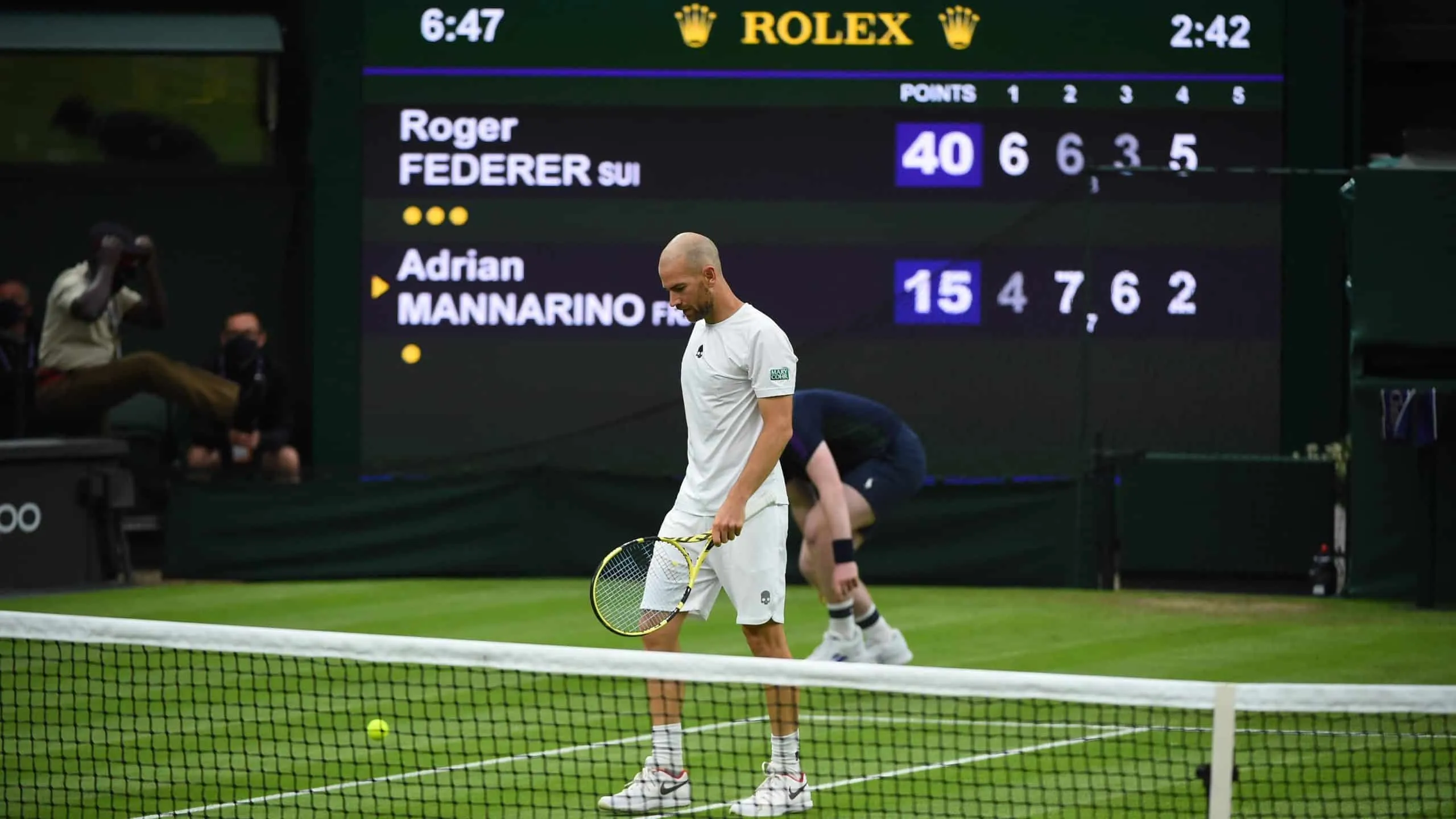 Adrian Mannarino Wimbledon 2021