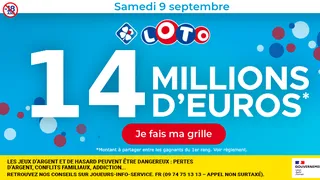 Loto du Samedi 09 septembre 2023 : heure du tirage, gains et pronostic
