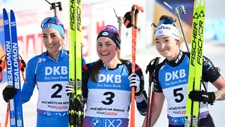 « C’est fou », Lou Jeanmonnot savoure sa troisième place sur la mass start des Mondiaux