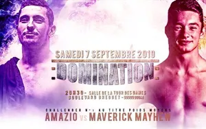 Maverick Mayhew face à Amazio annoncé pour CACC Domination