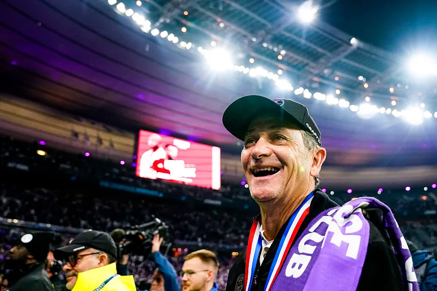 Philippe Montanier, vainqueur de la Coupe de France avec Toulouse - Icon Sport