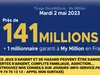 Euromillions du mardi 2 mai 2023 : heure du tirage, gains et pronostic
