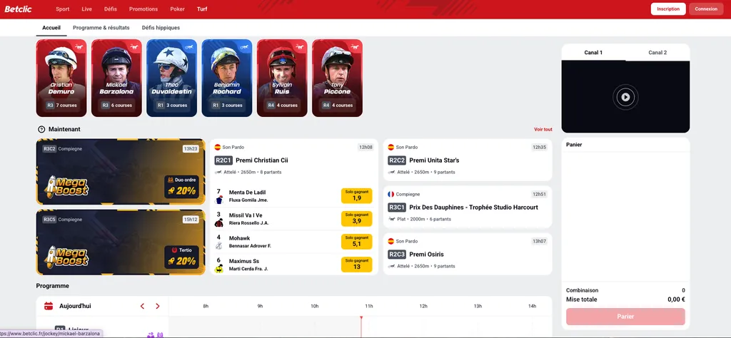 Betclic turf est l'un des meilleurs sites pour les débutants.