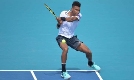 Auger-Aliassime au Miami Open - Source : flipboard.com