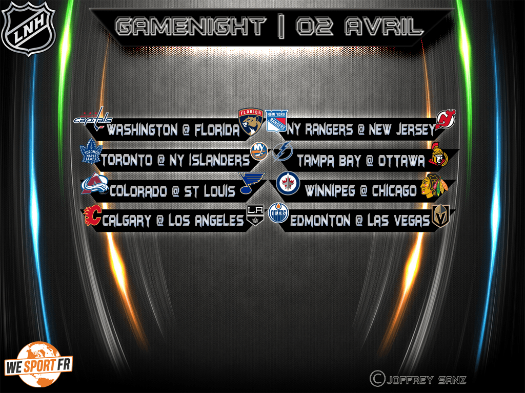 NHL night game