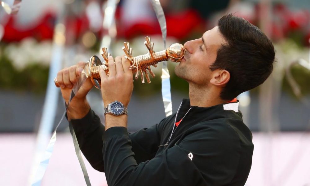 Novak Djokovic, victorieux à Madrid, 2019