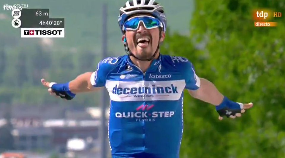 Julian Alaphilippe gagne la 3è étape du Tour de France à Epernay