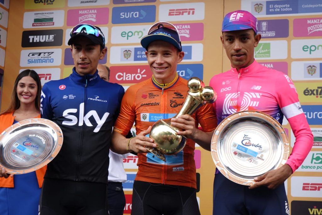 Miguel Angel Lopez, vainqueur du Tour de Colombie en début de saison