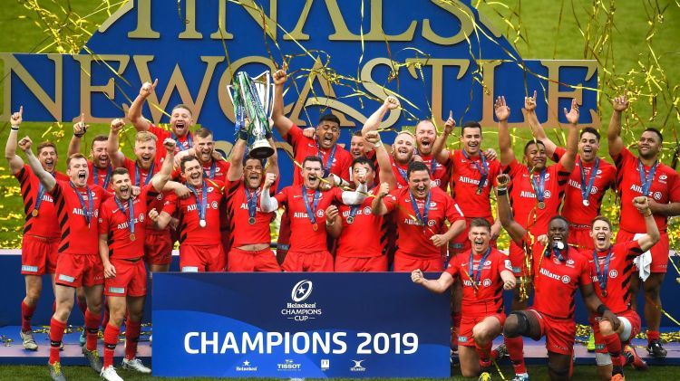 Les Saracens sacrés en 2019 en Champions Cup