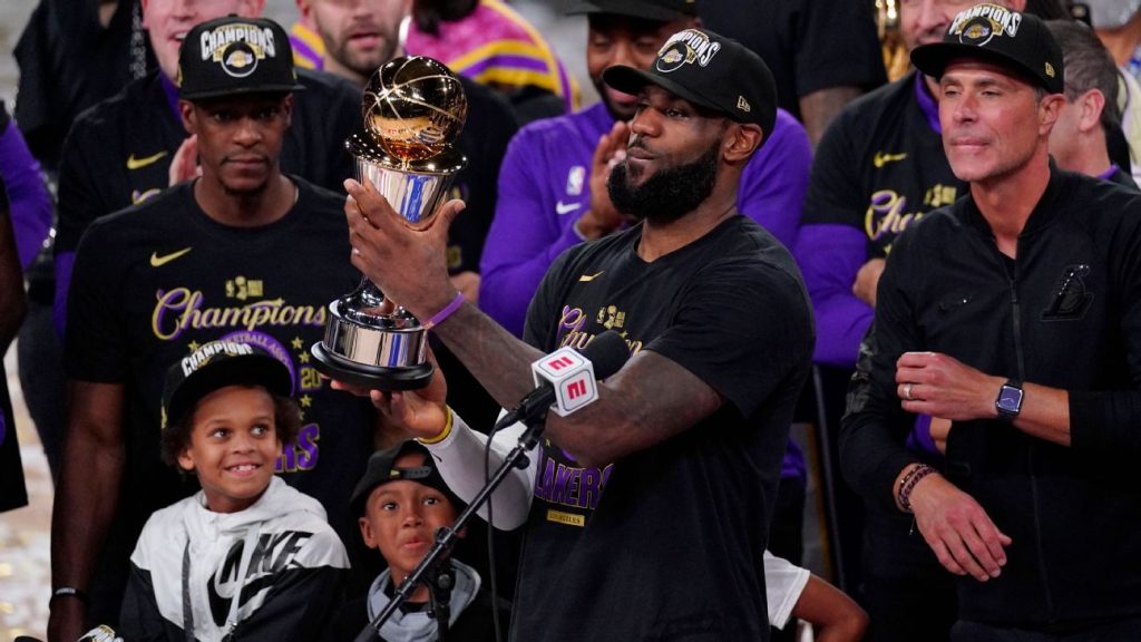 Les Los Angeles Lakers et Lebron James sont les champions NBA 2020