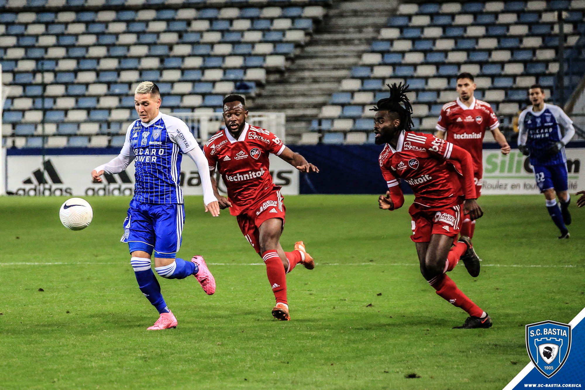 Cholet n'a pas existé - Photo S.C. Bastia