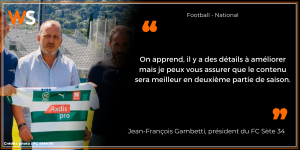 Interview de Jean-François Gambetti, président du FC Sète 34