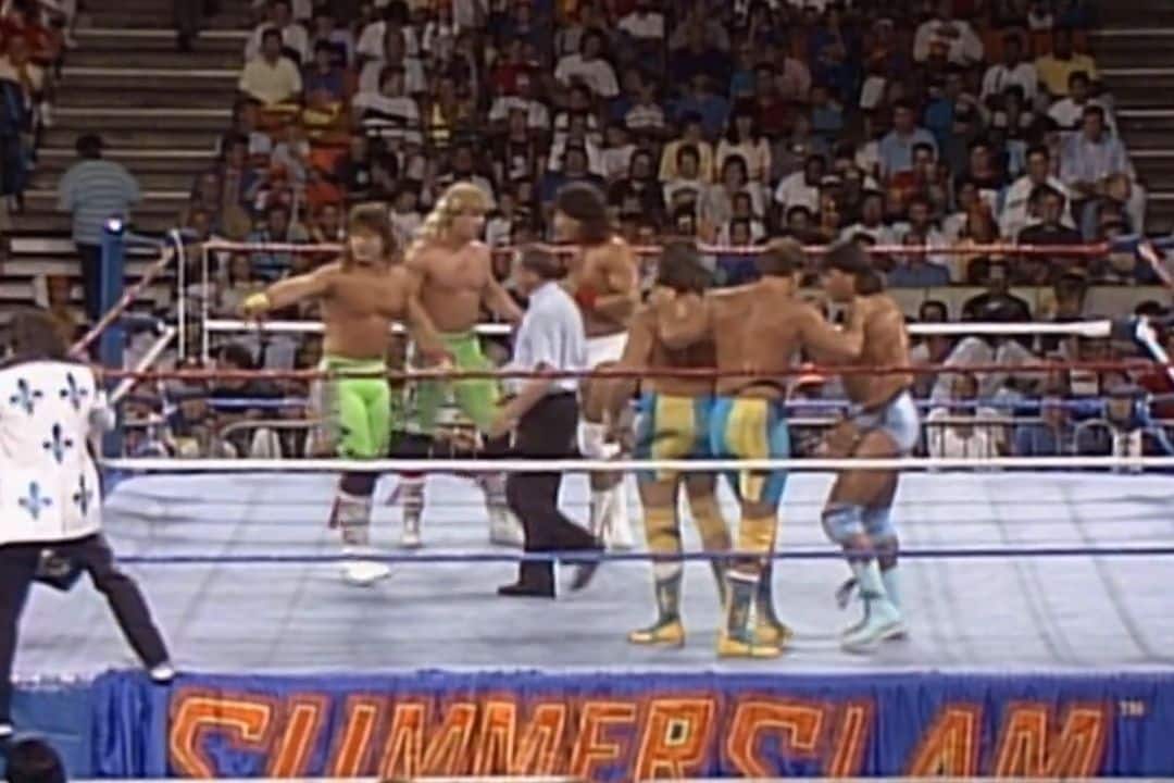Rockers & Tito vs Rougeaus & Martel