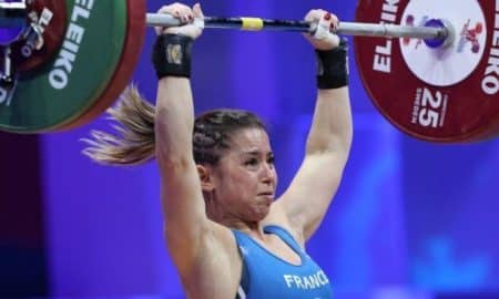 La francaise Anais Michel aux J-O 2020