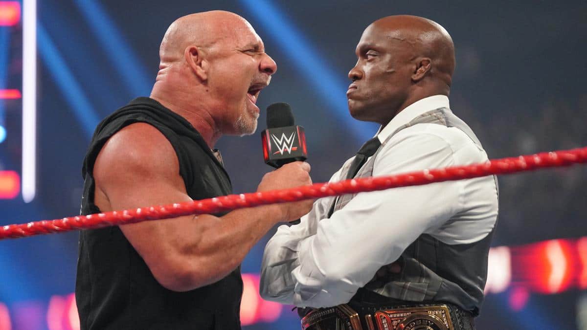 Goldberg vs Lashey promo