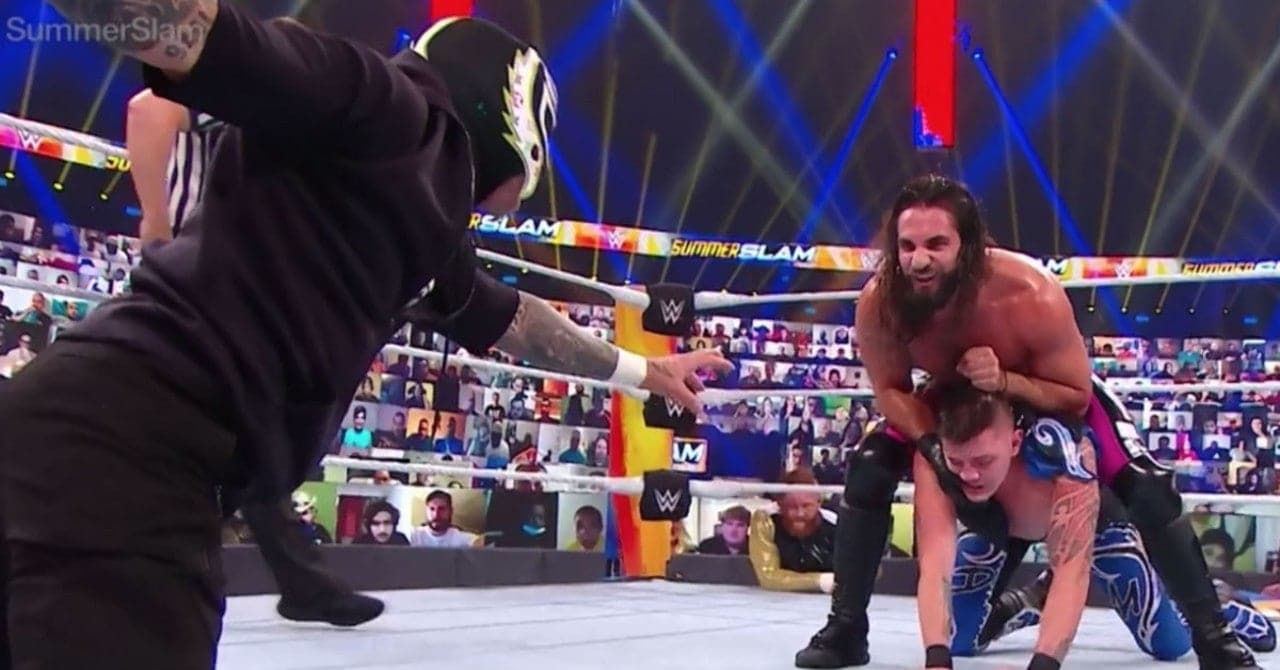 Dominik Mysterio Rollins summerslam
