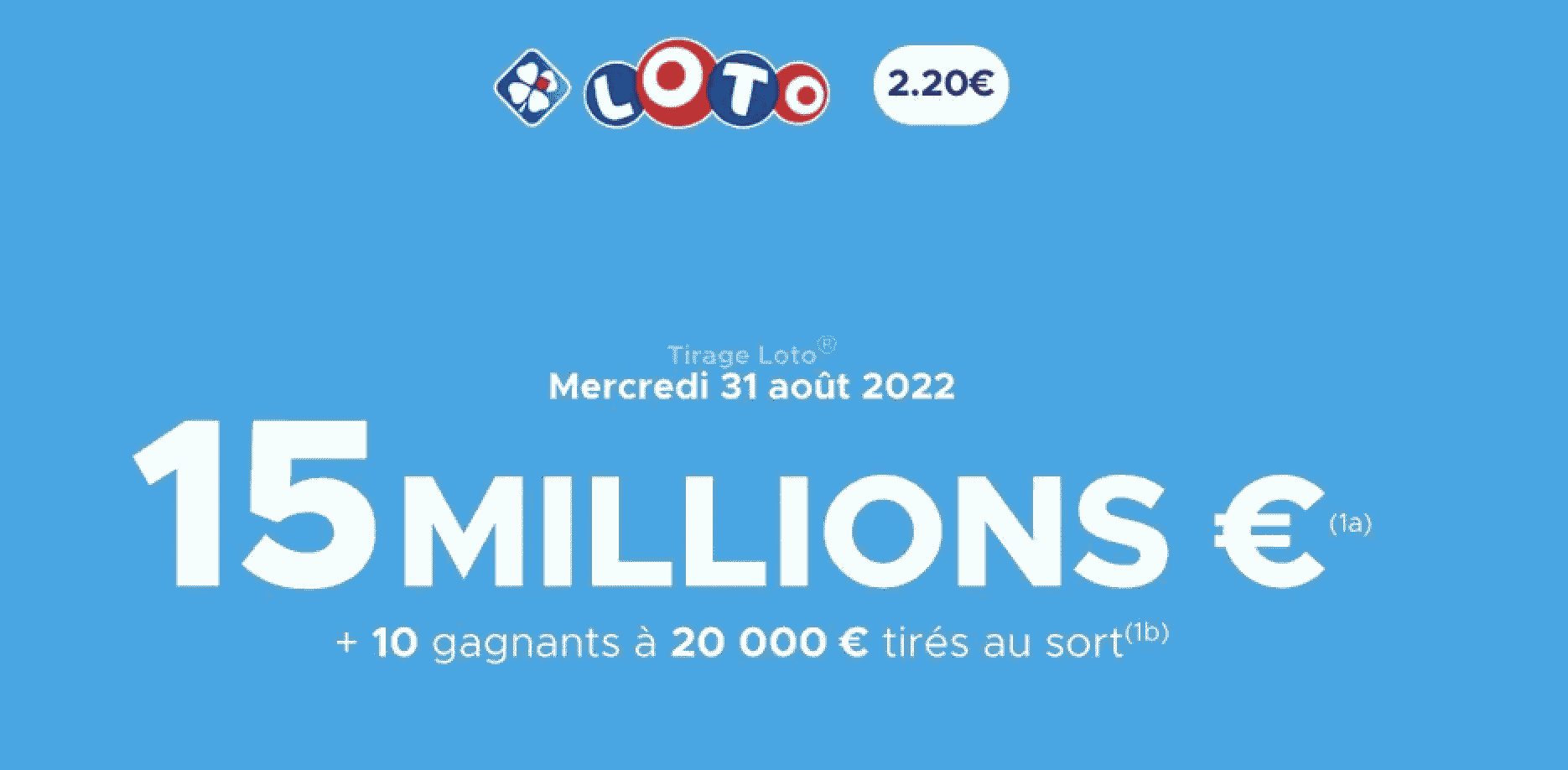 Tirage Loto Mercredi Loto du mercredi 31 août 2022 : heure du tirage, gains et pronostic