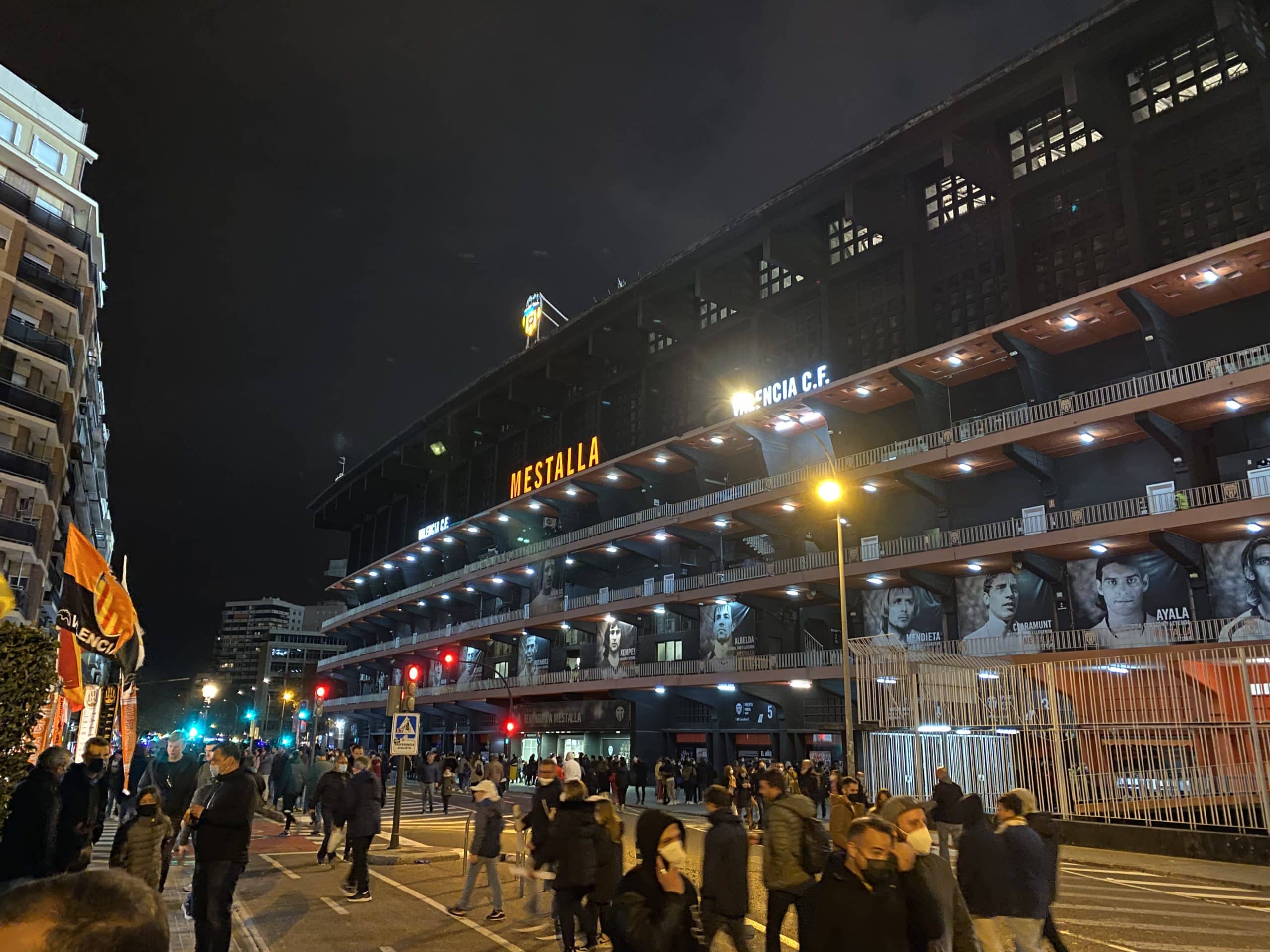 Stade de la Mestalla à Valence