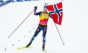 Johannes Boe, vainqueur de la poursuite masculine à Oslo (iconsport)