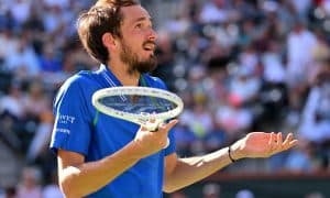 Daniil Medvedev lors de cette édition 2023 d'Indian Wells (iconsport)