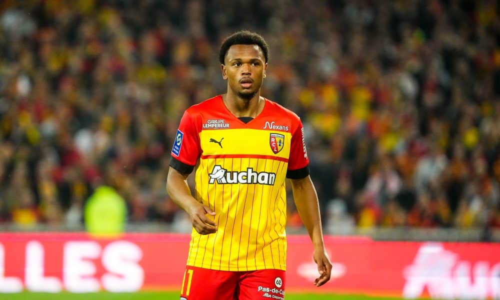 Loïs Openda, le buteur du RC Lens, aurait donné son accord au RB Leipzig en vue de la saison prochaine (iconsport)