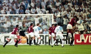 Basile Boli a offert à l'Olympique de Marseille et au football français la première Ligue des Champions de son histoire (iconsport)
