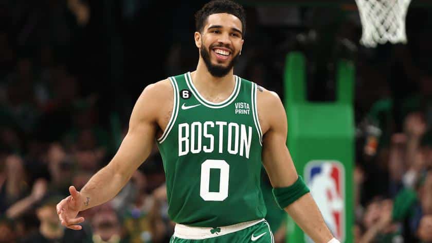 Jayson Tatum avec les Celtics (NBC Sports)
