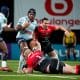 Toulouse affronte le Racing 92 en demi-finale du Top 14 ce vendredi 9 juin 2023 du côté d'Anoeta, à Saint-Sébastien (iconsport)