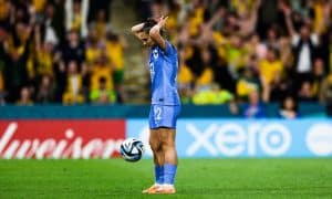 L'Equipe de France chute au stade des quarts de finale de la Coupe du monde féminine 2023 face à l'Australie (iconsport)