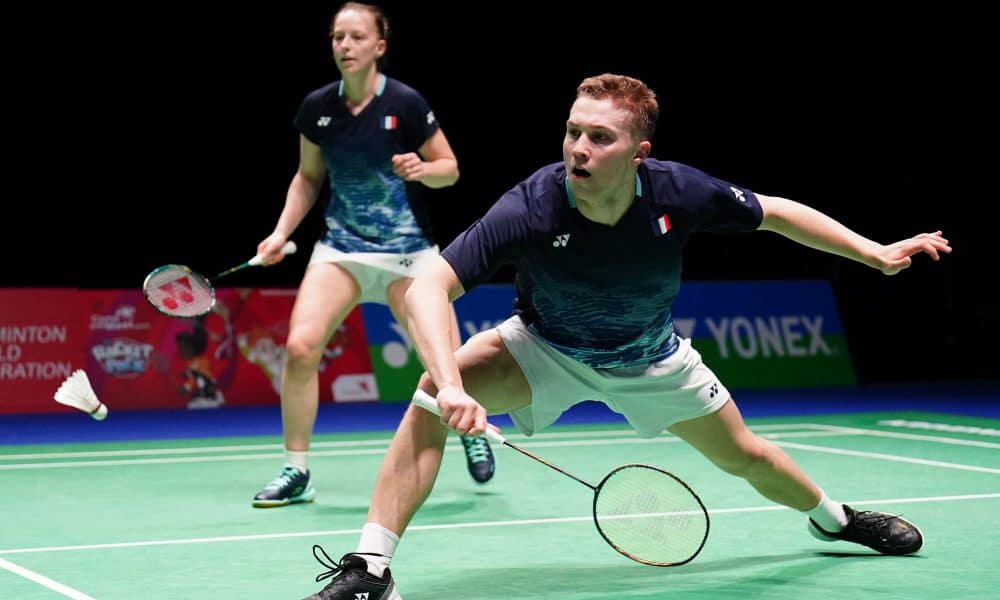 Notre paire française Delphine Delrue / Thom Gicquel s'apprête à disputer sa première finale de Super 1000 à l'Open de Chine de Badminton (iconsport)