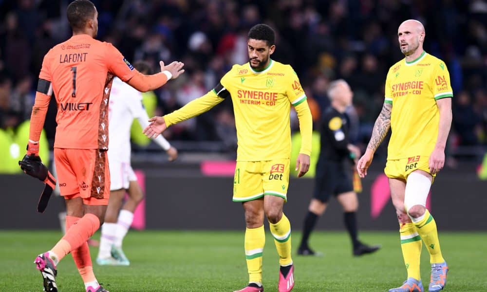 Après avoir dépassé la barre des 100 matches officiels en trois saisons, Jean-Charles Castelletto pourrait quitter le FC Nantes en fin de mercato estival (iconsport)