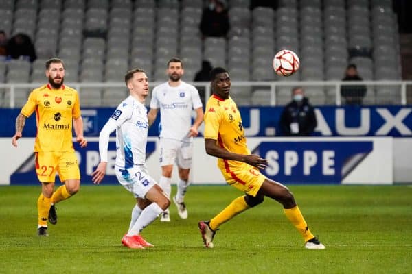 Kalidou Sidibé, après deux saisons pleines du côté de Quevilly-Rouen, pourrait prendre la direction de Guingamp au cours de ce mercato estival (iconsport)