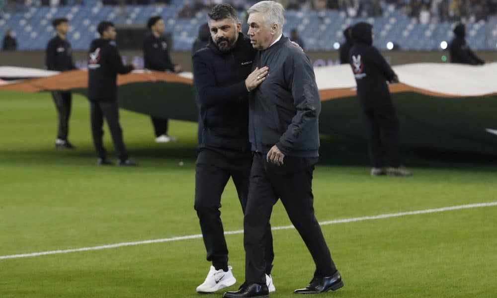 Laurent Blanc pourrait être remplacé par Gennaro Gattuso sur le banc de l'OL durant ces prochains jours (iconsport)